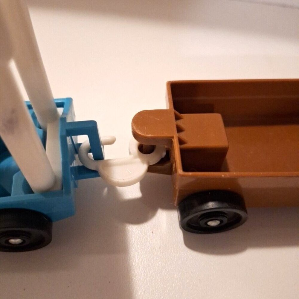 1984 Fisher Price Zoo Tram Train Cars Mountain Goat Vintage #916 Lot - Picture 4 of 11
